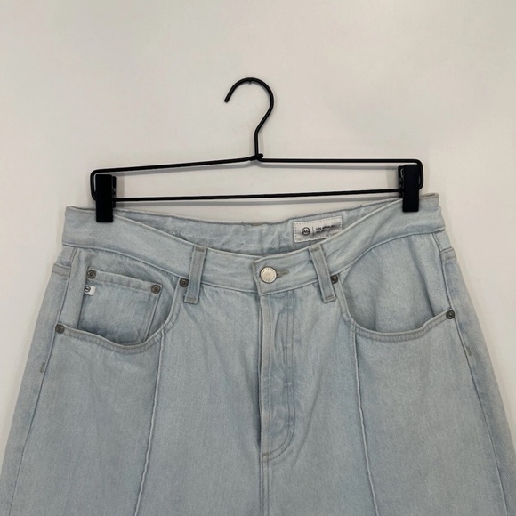 AG Adriano Goldschmied Clove Pintuck Relaxed Vintage Straight Jeans Retreat - Picture 1 of 7